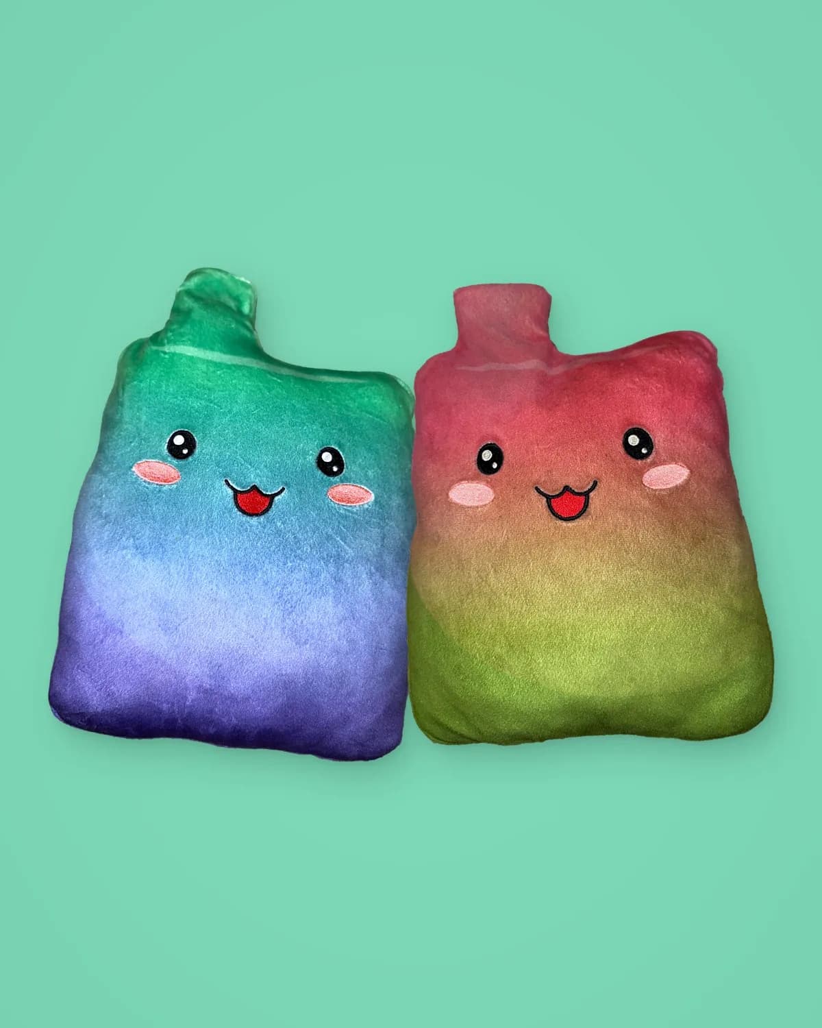 The version 2 samples, Grape Kiwi and Strawberry Watermelon, side by side